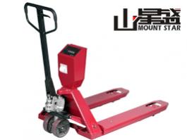 針式微型打印手拉叉車秤 貨物搬運(yùn)輸庫存管理稱重搬運(yùn)一體液壓手拖地牛秤